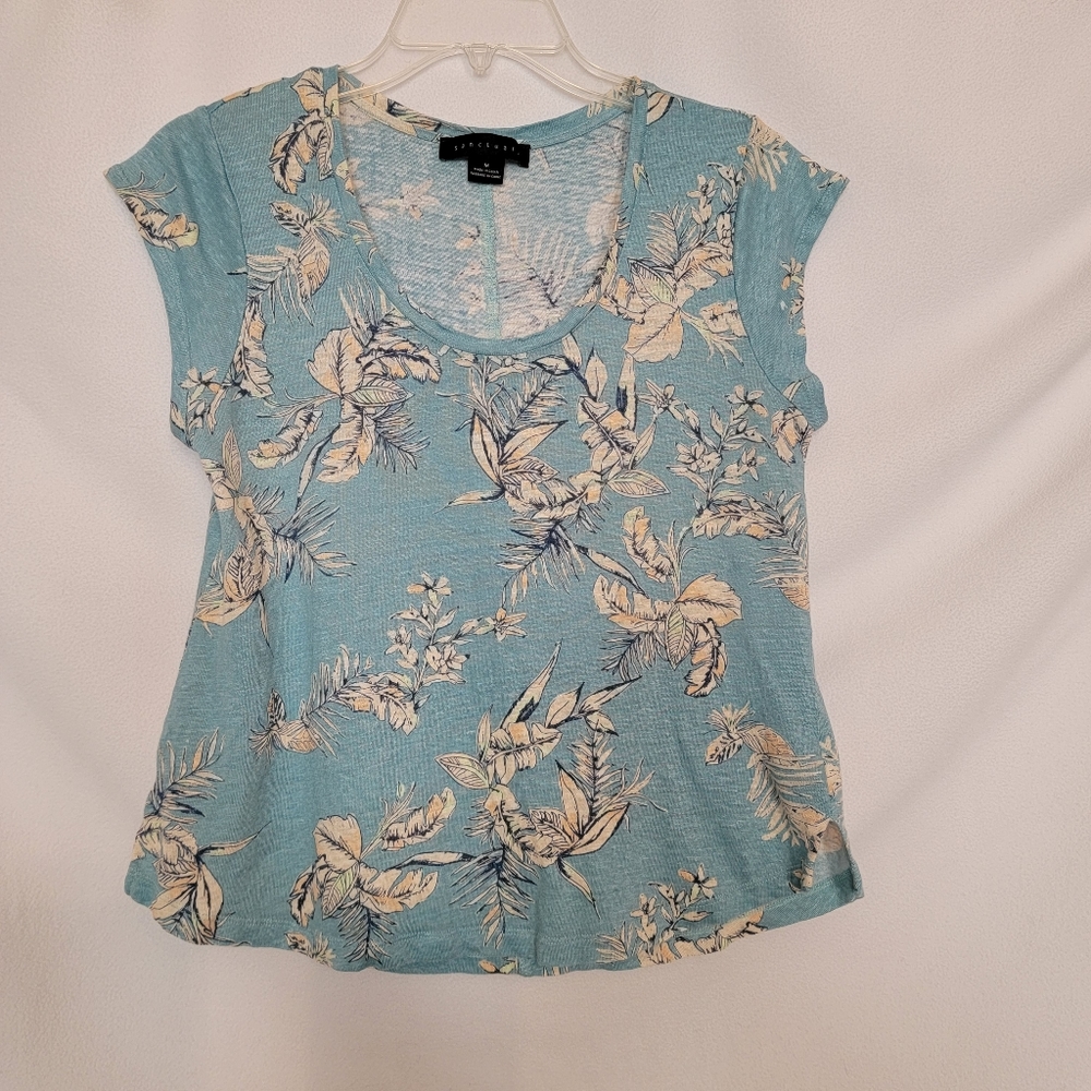 Sanctuary Cap Sleeve Top, Size Medium